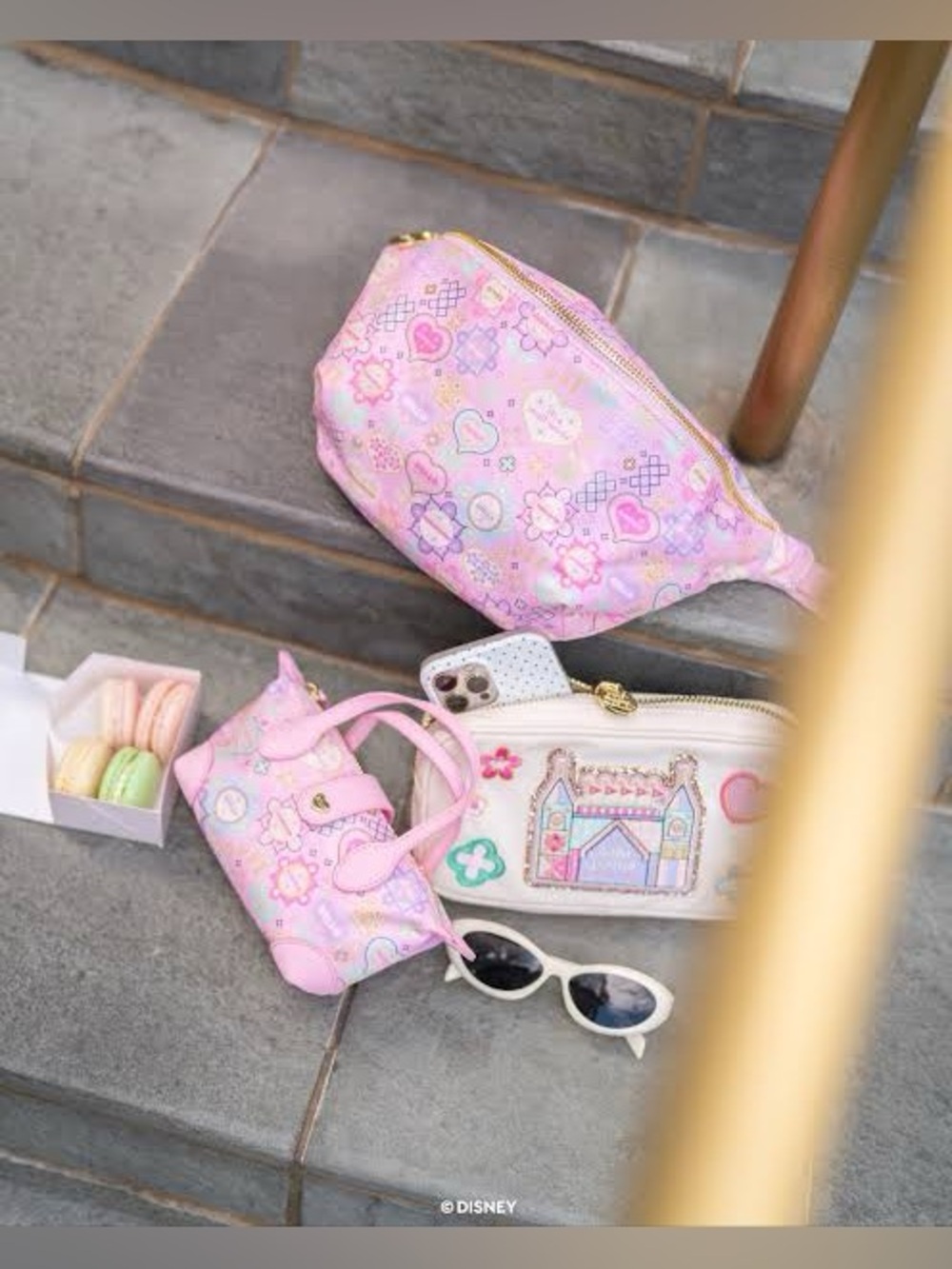 NWT Disney x Stoney Clover It’s A Small World Belt Bag